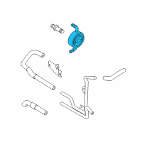 OEM 2017 Nissan 370Z Oil Cooler Assy Diagram - 21305-JK26A