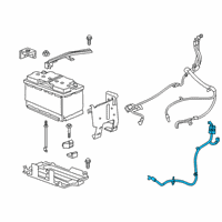 OEM Cadillac XT5 Negative Cable Diagram - 84461736