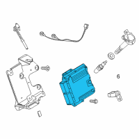 OEM 2016 Ford Mustang EEC Module Diagram - FR3Z-12A650-CVD