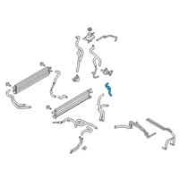 OEM Lincoln Aviator Upper Hose Diagram - L1MZ-8N029-E