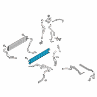 OEM 2022 Ford Police Interceptor Utility Radiator Diagram - L1MZ-8005-F