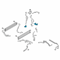 OEM Ford Water Hose Diagram - L1MZ-8A577-B