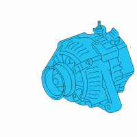 OEM 2012 Toyota Matrix Alternator Diagram - 27060-0T130-84