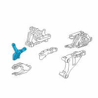 OEM 2017 Chevrolet Volt Lower Mount Bracket Diagram - 23469747