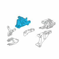 OEM 2016 Chevrolet Volt Mount Asm-Trans Diagram - 22969965