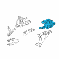 OEM Chevrolet Volt Side Mount Diagram - 23339695