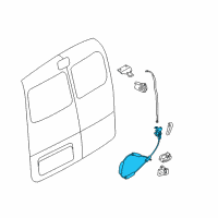 OEM 2017 Chevrolet City Express Lock Diagram - 19316980