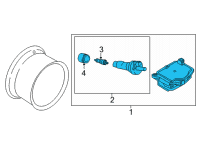 OEM Nissan Sensor Unit-Tire Pressure Diagram - 40700-6RA0A