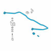 OEM Toyota Stabilizer Bar Diagram - 48805-60060