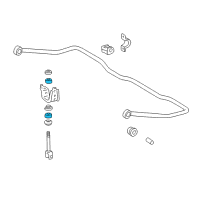 OEM Toyota Stabilizer Bar Cushion Diagram - 48817-30010