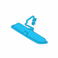 OEM 2011 Ford Explorer High Mount Lamp Diagram - BB5Z-13A613-A