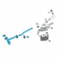 OEM 2016 Chevrolet Corvette Outlet Hose Diagram - 84214924