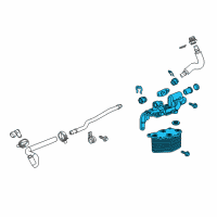 OEM 2017 Chevrolet Corvette Cooler Assembly Diagram - 12658068