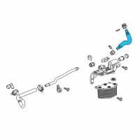 OEM Chevrolet Corvette Inlet Hose Diagram - 22768504