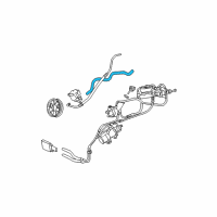 OEM 2000 Ford F-350 Super Duty Return Hose Diagram - YC3Z-3A713-BB