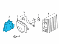 OEM 2019 Nissan Altima Module Assembly-Vcr Control Diagram - 237H0-5NA3A