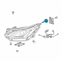 OEM Chevrolet Bolt EV Hid Bulb Diagram - 13591408