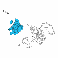 OEM 2019 Ford Fusion Thermostat Unit Diagram - DS7Z-8592-F