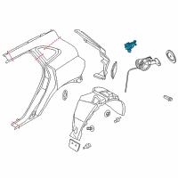 OEM Lincoln Actuator Diagram - FJ7Z-5428610-A