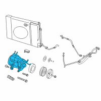 OEM 2008 Dodge Durango COMPRESOR-Air Conditioning Diagram - 55111440AC