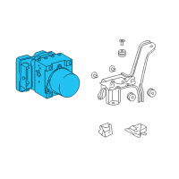 OEM 2017 Lexus RX350 ACTUATOR Assembly, Brake Diagram - 44050-0E250