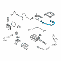 OEM Toyota Yaris Vent Hose Diagram - 77404-WB001