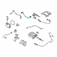 OEM Scion iA Rear Oxygen Sensor Diagram - 89465-WB001