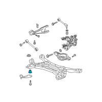 OEM 2005 Honda Odyssey Rubber, RR. Sub-Frame Mounting(FR) Diagram - 50360-SHJ-A02