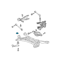OEM 2010 Honda Odyssey Rubber, RR. Sub-Frame Stopper (RR) Diagram - 50371-SHJ-A02