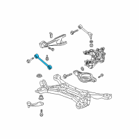 OEM 2009 Honda Odyssey Arm A, RR. (Lower) Diagram - 52345-SHJ-A01