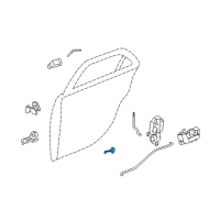 OEM 2007 Cadillac CTS Link Asm-Rear Side Door Check Diagram - 25765479