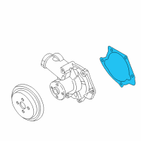 OEM 2005 Chrysler Sebring Gasket-Water Pump Diagram - MD315465