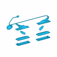 OEM 2017 Toyota Sequoia License Lamp Diagram - 81270-0C030