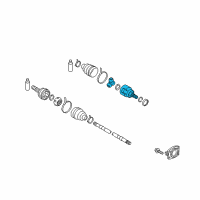 OEM 2017 Nissan Juke Joint Assembly Inner Diagram - 39711-1KD1A