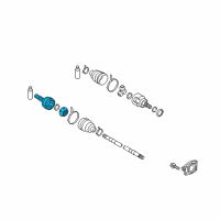 OEM 2011 Nissan Juke Joint Assembly Outer Diagram - 39211-1KD0A