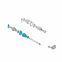 OEM 2011 Nissan Juke Repair Kit Dust Boot Outer Diagram - C9BDA-1FA0J