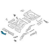 OEM Ford Taurus Muffler & Pipe Hanger Diagram - 8A8Z-5A204-A