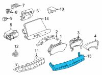 OEM 2021 Cadillac CT4 Dash Control Unit Diagram - 84910397