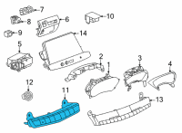 OEM Cadillac Hazard Switch Diagram - 84544726