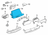 OEM Cadillac CT5 Control Assembly Diagram - 85101575