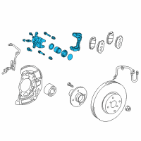 OEM 2018 Toyota Prius C Caliper Diagram - 47730-52281