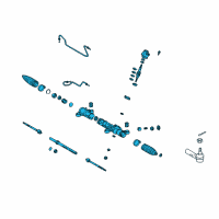 OEM Toyota Matrix Gear Assembly Diagram - 44250-01041