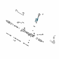 OEM 2008 Toyota Corolla Pinion Shaft Diagram - 44201-02100