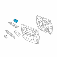 OEM 2014 Chrysler 200 Switch-Power Window Diagram - V7700005AA