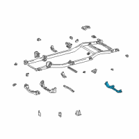 OEM 2002 Toyota 4Runner Bracket, Engine Rear Mounting Diagram - 51431-35190