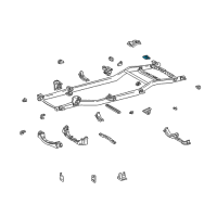 OEM 2002 Toyota 4Runner Mount Bracket Diagram - 77512-35080