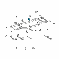 OEM 2000 Toyota 4Runner Cab Mount Bracket Diagram - 51707-35071