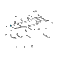 OEM 1997 Toyota 4Runner Cab Mount Bracket Diagram - 51701-35140