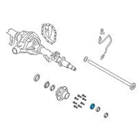 OEM 2022 Ford F-350 Super Duty Outer Bearing Cup Diagram - F81Z-1239-BA