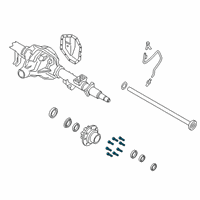 OEM Ford F-250 Super Duty Wheel Stud Diagram - HCPZ-1107-C